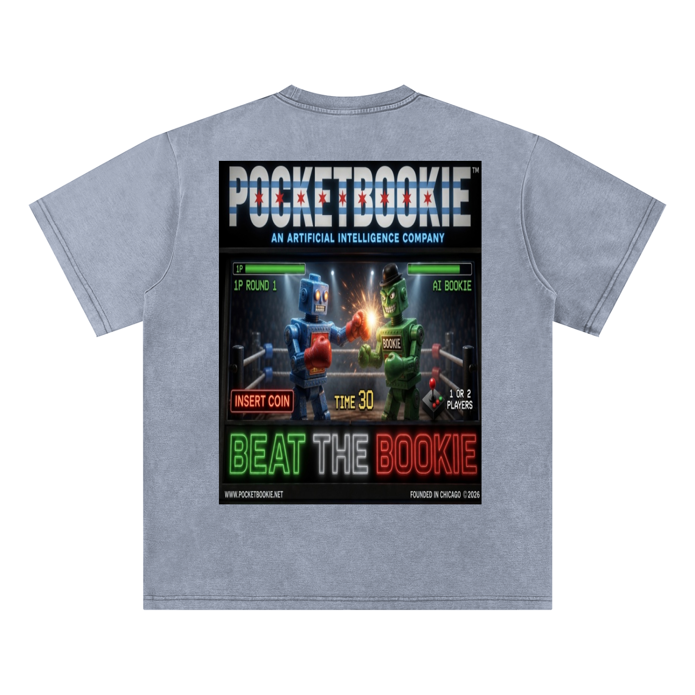 Bamboo Slub Snow Washed T-Shirt