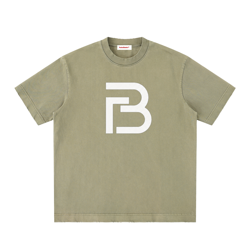 Heavyweight Vintage Washed Frayed T-Shirt