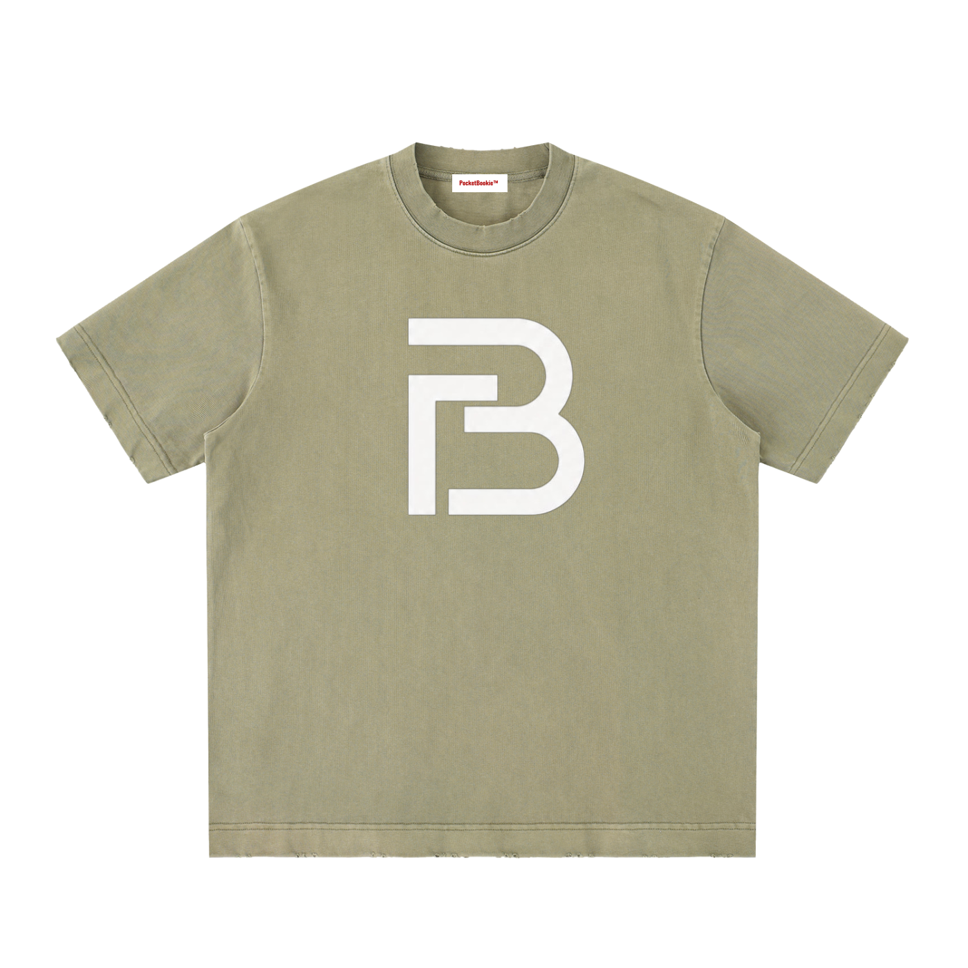 Heavyweight Vintage Washed Frayed T-Shirt