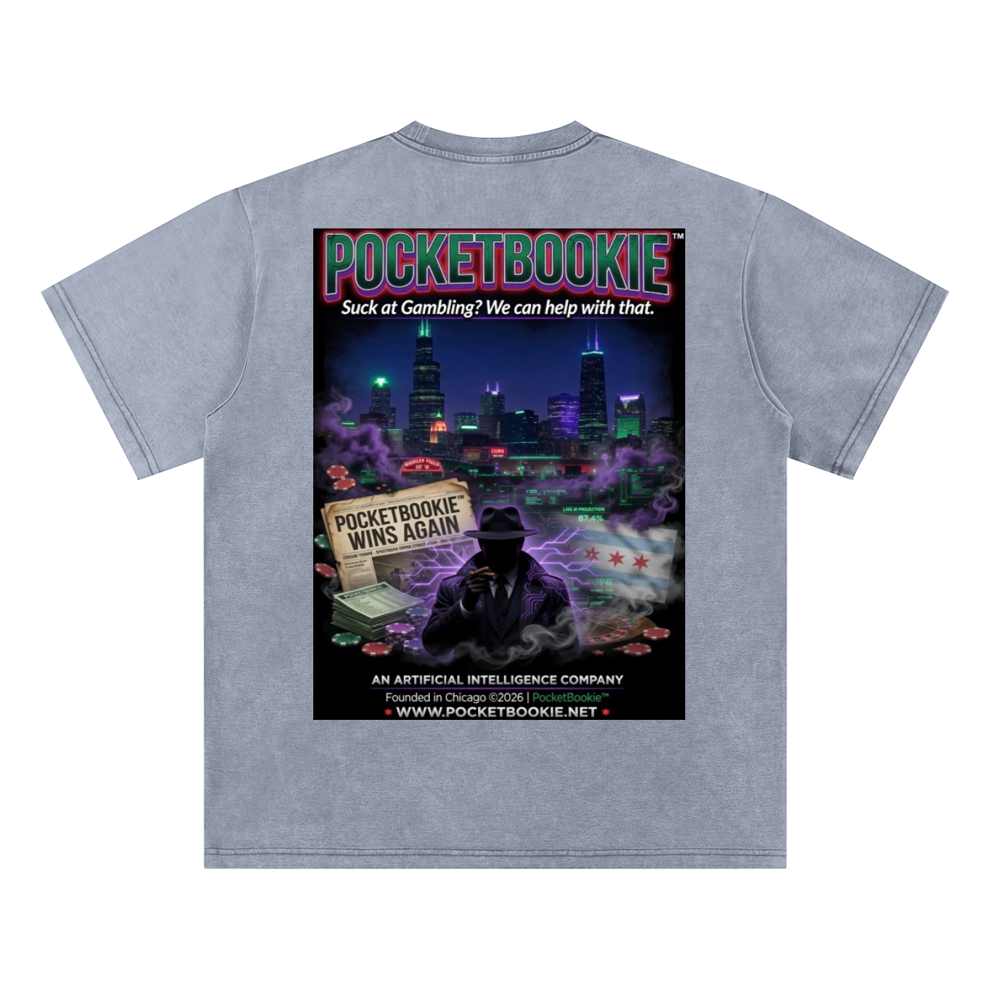 Bamboo Slub Snow Washed T-Shirt