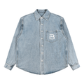 Unisex Vintage Wash Denim Shirt