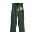 Side Stripe Straight-Leg Pants