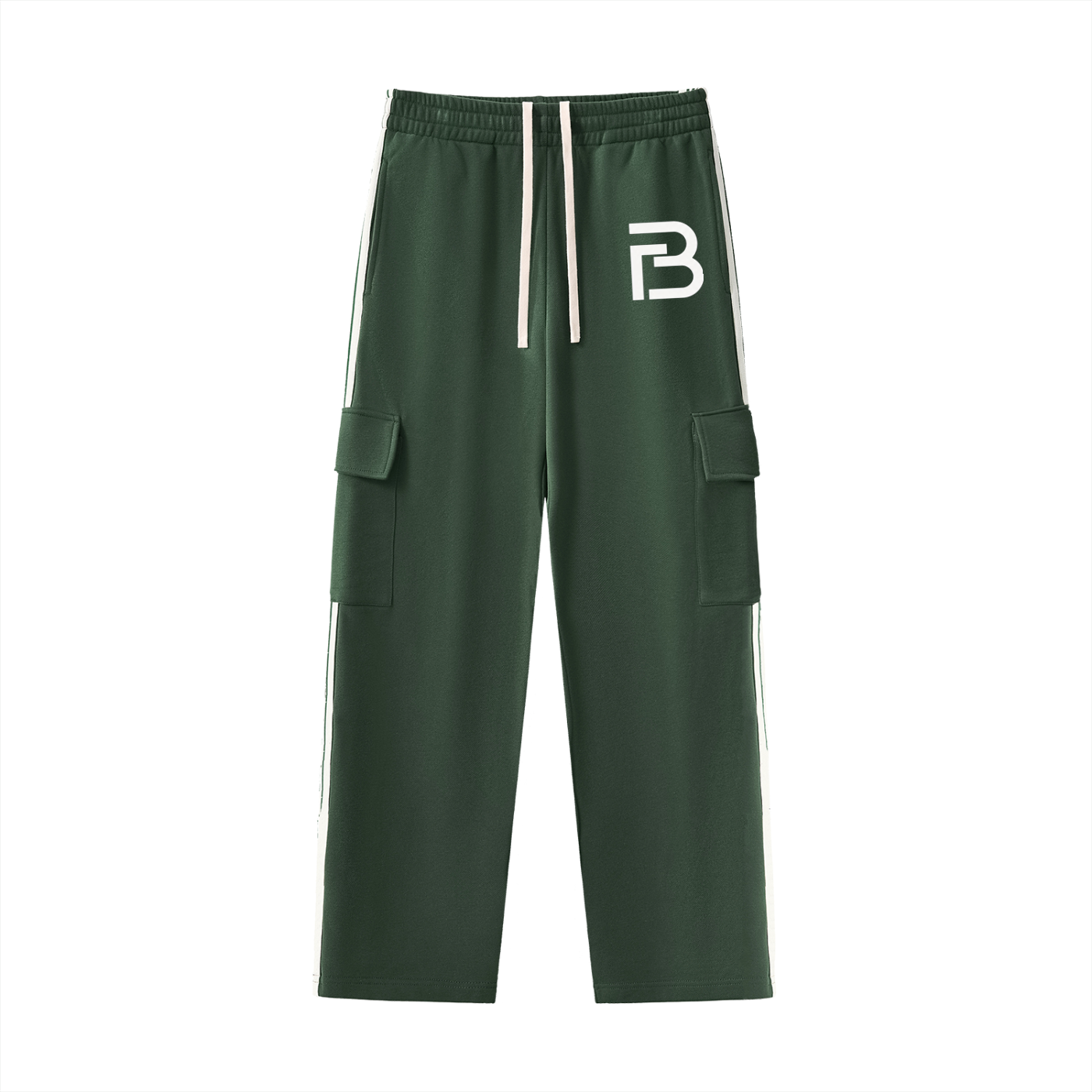 Side Stripe Straight-Leg Pants