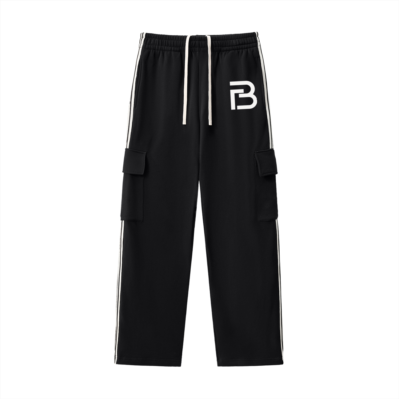 Side Stripe Straight-Leg Pants