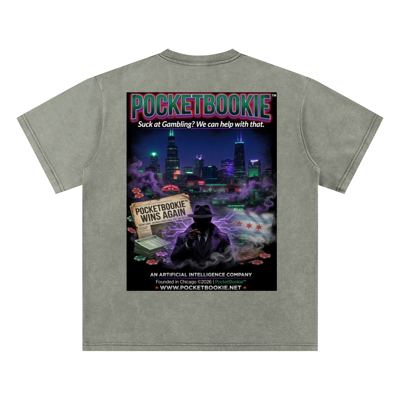 Bamboo Slub Snow Washed T-Shirt